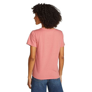 Petite Eddie Bauer Short Sleeve Americana Floral Graphic Tee
