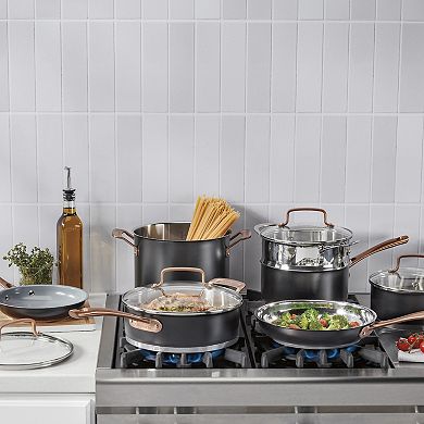 Cuisinart Matte Black Stainless Steel Cookware 11-piece Set