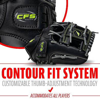 Franklin Sports 11" Field Master Midnight Right Hand Throw Baseball Glove