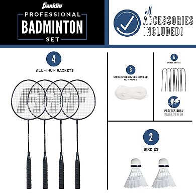 Franklin Sports Professional Badminton Set