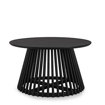 31.5 in Round Wood Coffee Table