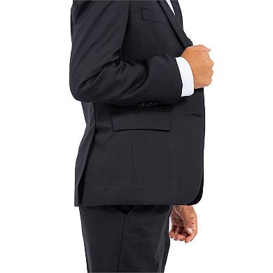 Solid 5pc Suit Set w/ Dress Shirt and Tie, Big Boys (8-20)