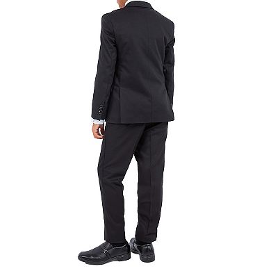 Solid 5pc Suit Set w/ Dress Shirt and Tie, Big Boys (8-20)