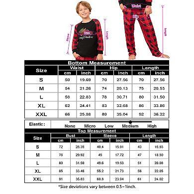 Christmas Pajamas for Family Pjs Matching Sets PlaidShirts Pants Sleepwear Nightwear Kids