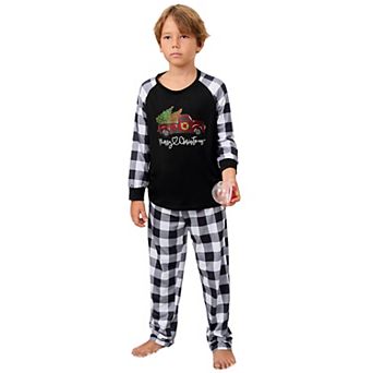 Christmas Pajamas for Family Pjs Matching Sets PlaidShirts Pants Sleepwear Nightwear Kids