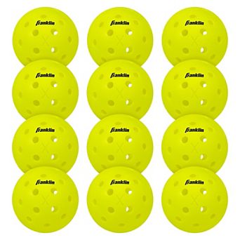 Franklin Sports 12-Pack X-40 Outdoor Performance Pickleballs