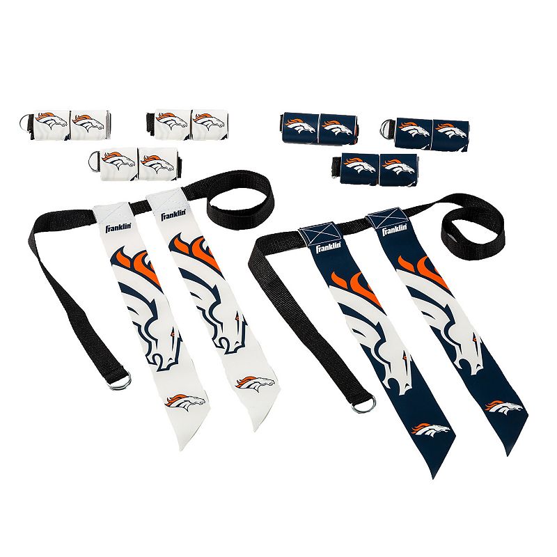 Franklin Sports NFL Flag Football Set, Broncos