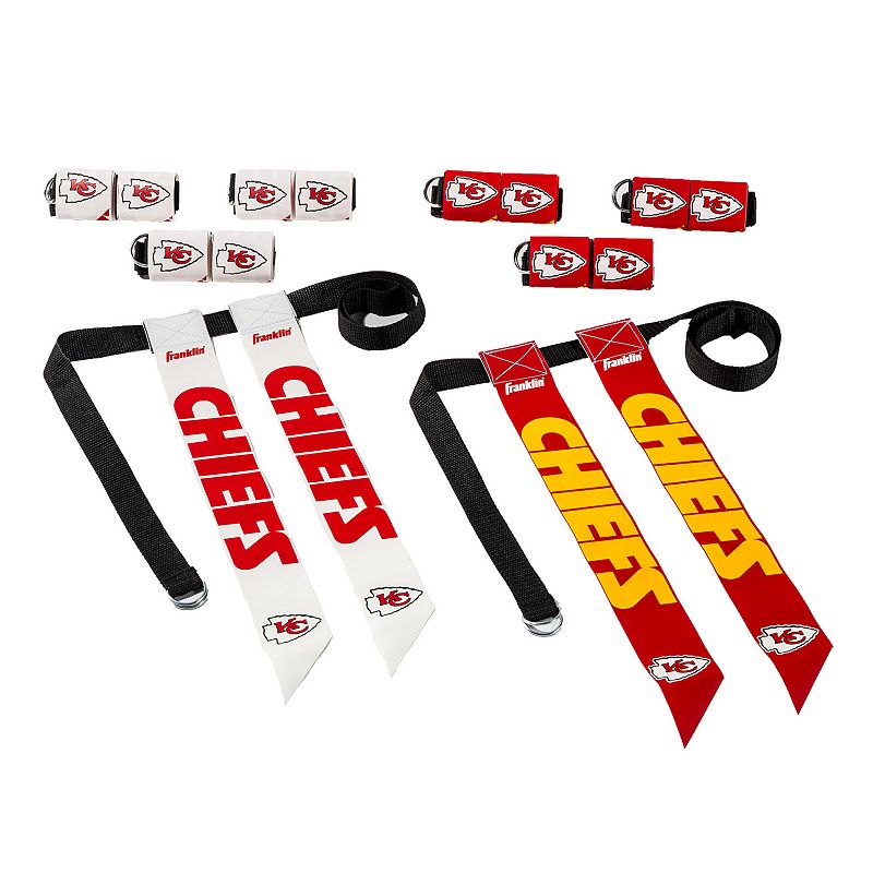 Franklin Sports NFL Flag Football Set, Chiefs
