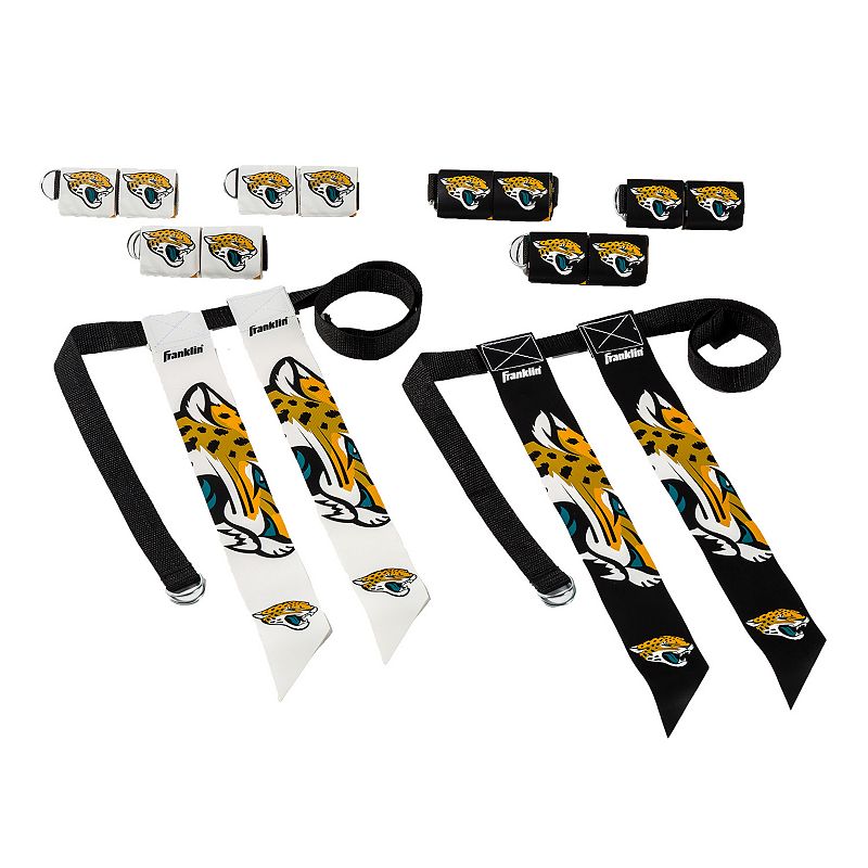 Franklin Sports NFL Flag Football Set, Jaguars