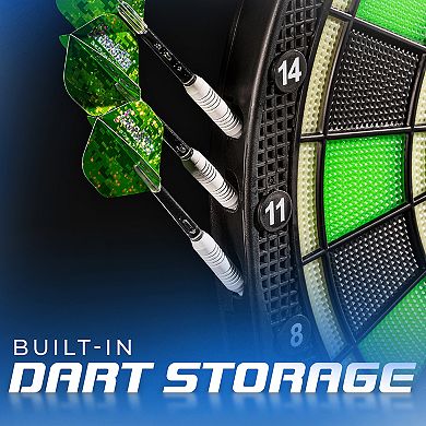 Franklin Sports Light Up Electronic Dart Board Set 