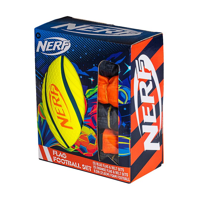 NERF 5v5 Youth Flag Football Set, Green