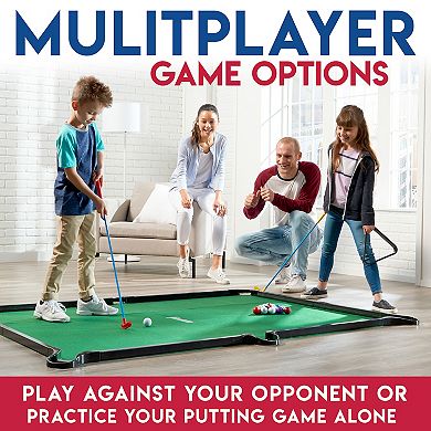 Franklin Sports Billiards Golf Indoor Mini Golf Game
