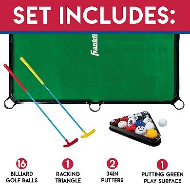 Franklin Sports Billiards Golf Indoor Mini Golf Game