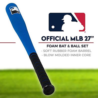 Franklin Sports MLB Kids' Foam Baseball Bat & Ball Set