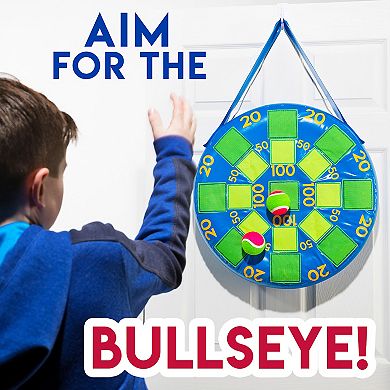 Franklin Sports Kids' Inflatable Tennis Ball Dartboard Game
