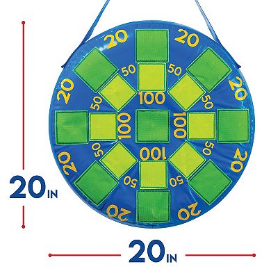 Franklin Sports Kids' Inflatable Tennis Ball Dartboard Game