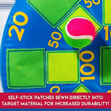 Franklin Sports Kids' Inflatable Tennis Ball Dartboard Game