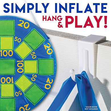 Franklin Sports Kids' Inflatable Tennis Ball Dartboard Game