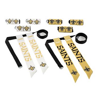 Franklin Sports New Orleans Saints NFL Flag Football Set