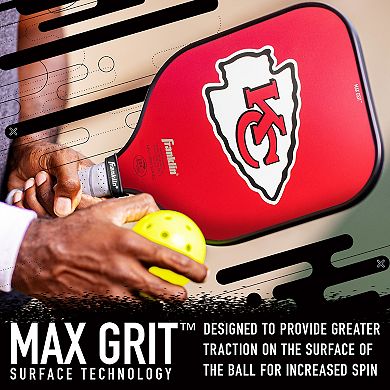 Franklin Sports NFL Kansas City Chiefs Pickleball Paddle