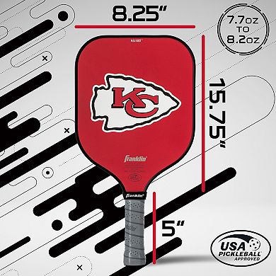 Franklin Sports NFL Kansas City Chiefs Pickleball Paddle