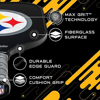 Franklin Sports NFL Pittsburgh Steelers Pickleball Paddle