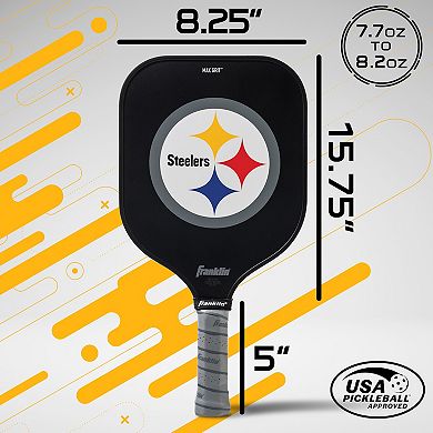 Franklin Sports NFL Pittsburgh Steelers Pickleball Paddle