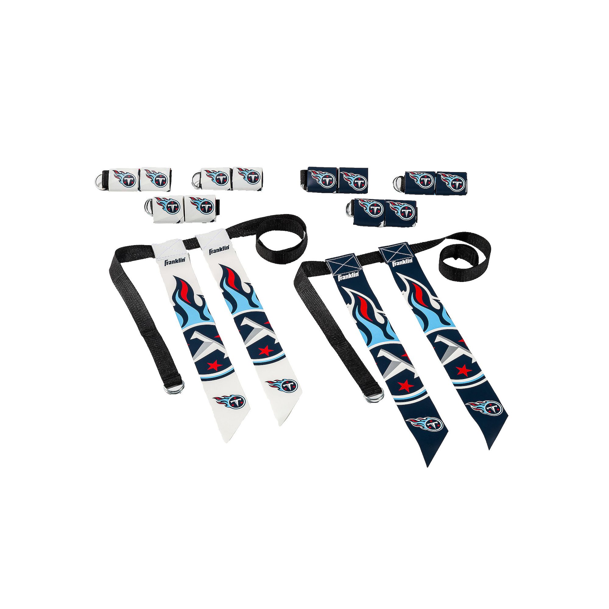 Franklin Sports Baltimore Ravens NFL Flag Football Set, Blue