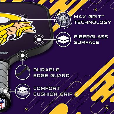 Franklin Sports NFL Minnesota Vikings Pickleball Paddle 