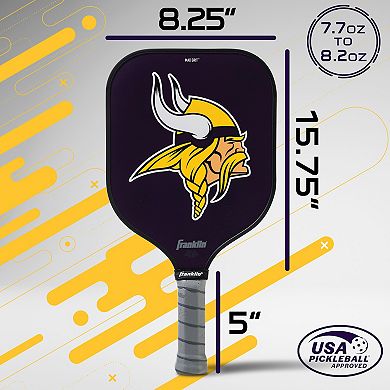 Franklin Sports NFL Minnesota Vikings Pickleball Paddle 