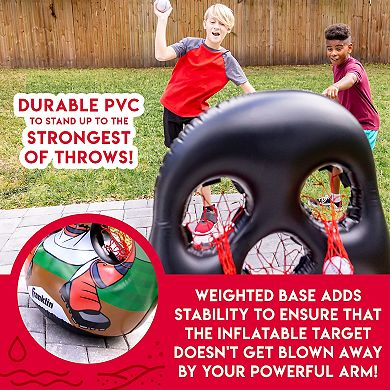 Franklin Sports 5-Hole Inflatable Baseball Target