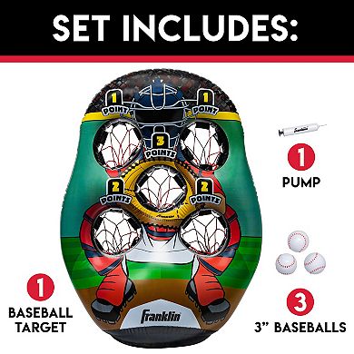 Franklin Sports 5-Hole Inflatable Baseball Target