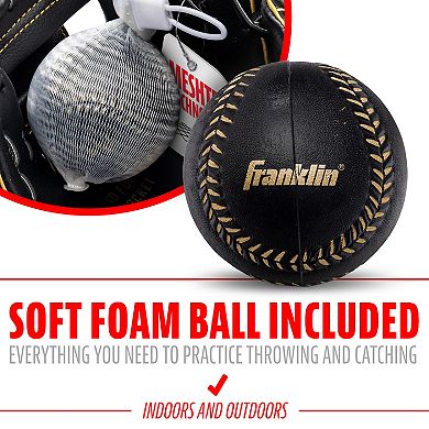 Franklin Sports Meshtek Kids Teeball Glove + Ball Set