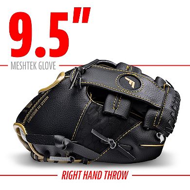 Franklin Sports Meshtek Kids Teeball Glove + Ball Set