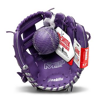 Franklin Sports Meshtek Kids Teeball Glove + Ball Set