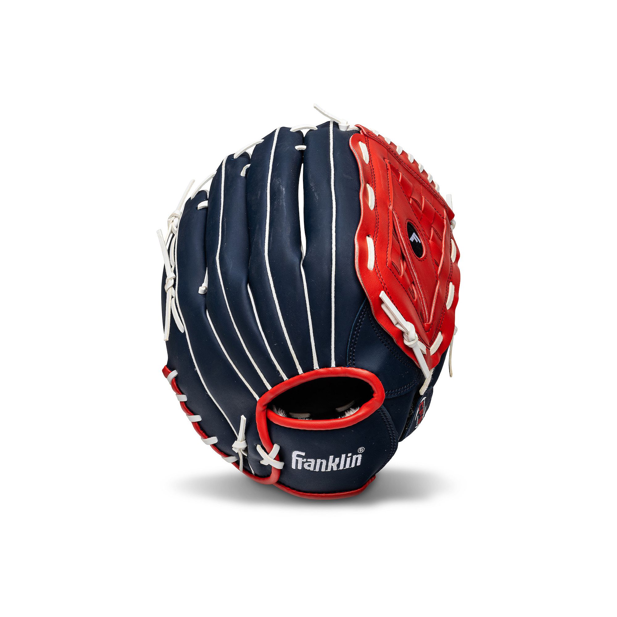Franklin Sports Baseball and Softball Glove, Blue Red