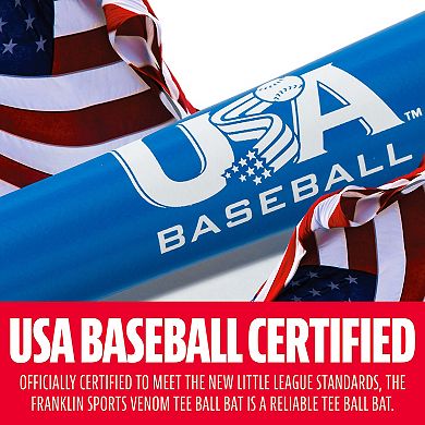 Franklin Sports Kids Baseball + Teeball Bat