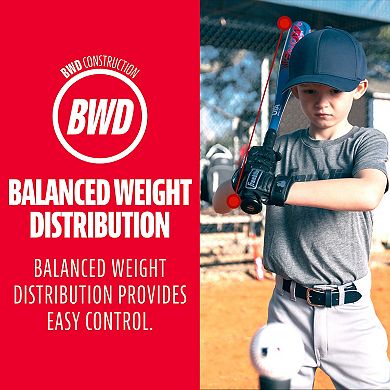 Franklin Sports Kids Baseball + Teeball Bat