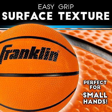 Franklin Sports Indoor + Outdoor Rubber Mini Basketballs