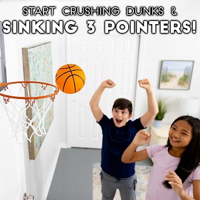Franklin Sports Indoor + Outdoor Rubber Mini Basketballs