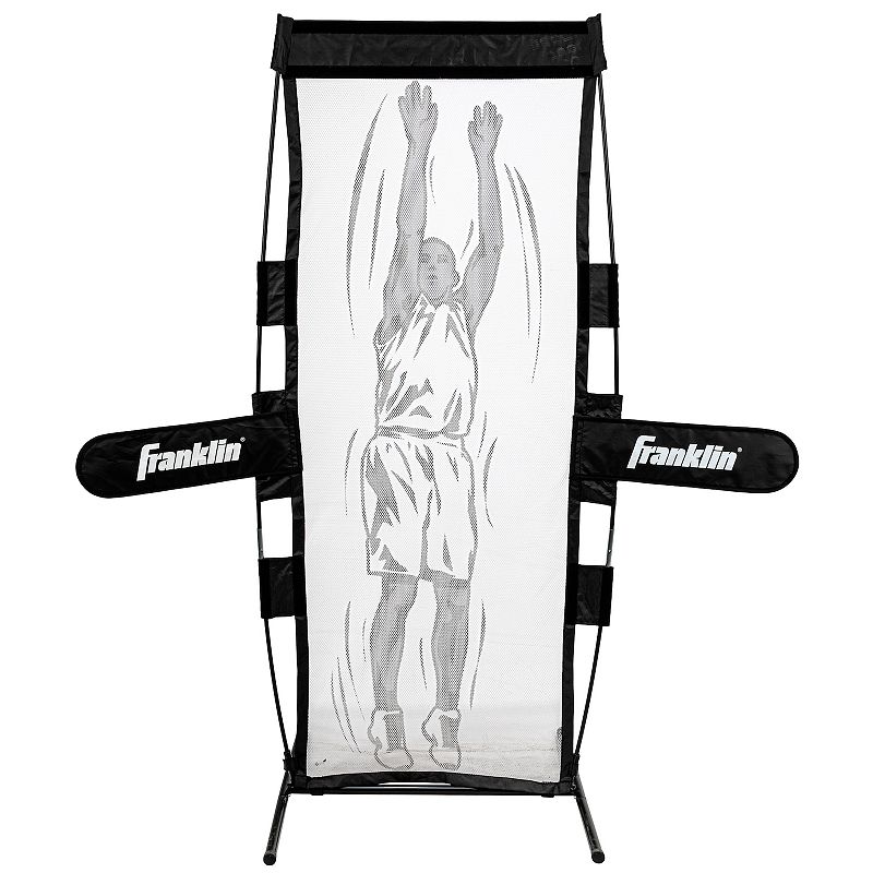 Franklin Sports Basketball Dummy Defender, Black Gray White