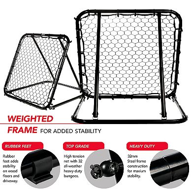 Franklin Sports Basketball Pass Back Rebounder Net