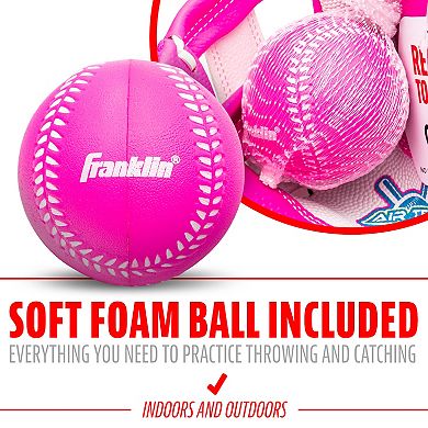 Franklin Sports Air Tech Baseball Glove with Ball