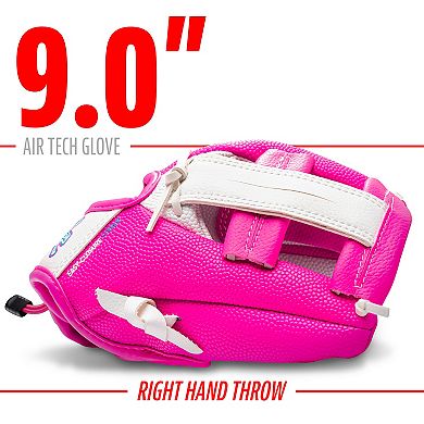 Franklin Sports Air Tech Baseball Glove with Ball