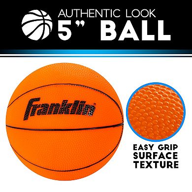 Franklin Sports Indoor Mini PVC Basketballs 3-Pack With Pump