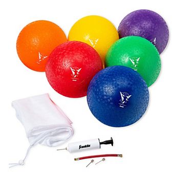 Franklin Sports Kids 6-Pack of 7" Inflatable Playground Balls