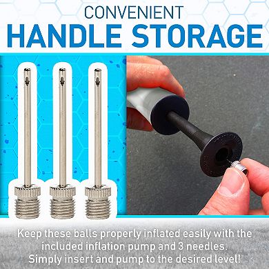 Franklin Sports Kids 6-Pack of 7" Inflatable Playground Balls