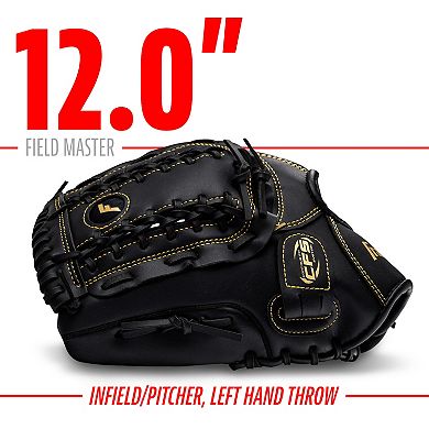 Franklin Sports Left Hand Throw 12" Baseball and Softball Glove