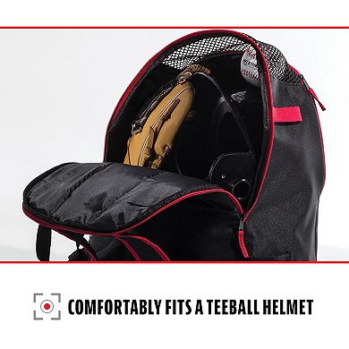 Franklin Sports Kids Baseball Equipment Bag