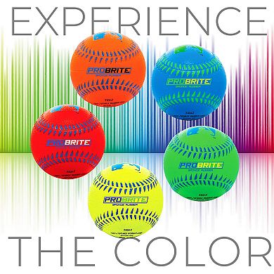 Franklin Sports Pro Brite 6-Pack Soft Rubber Tball + Baseball Balls